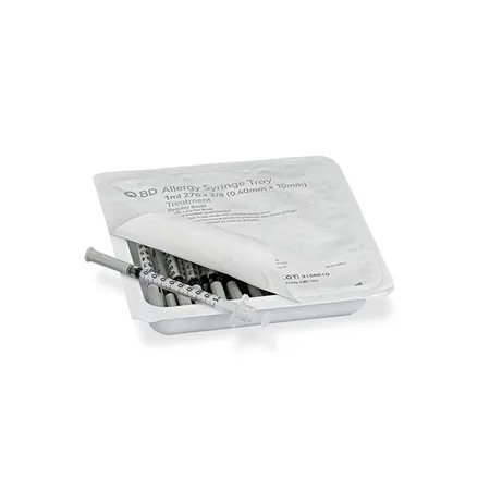 Allergist Tray 1 mL, PrecisionGlide, 27G x ⅜", Regular Bevel, 25/Tr